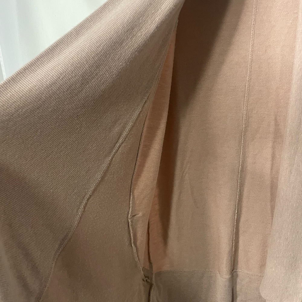 Athleta cardigan, color tan, size XS
